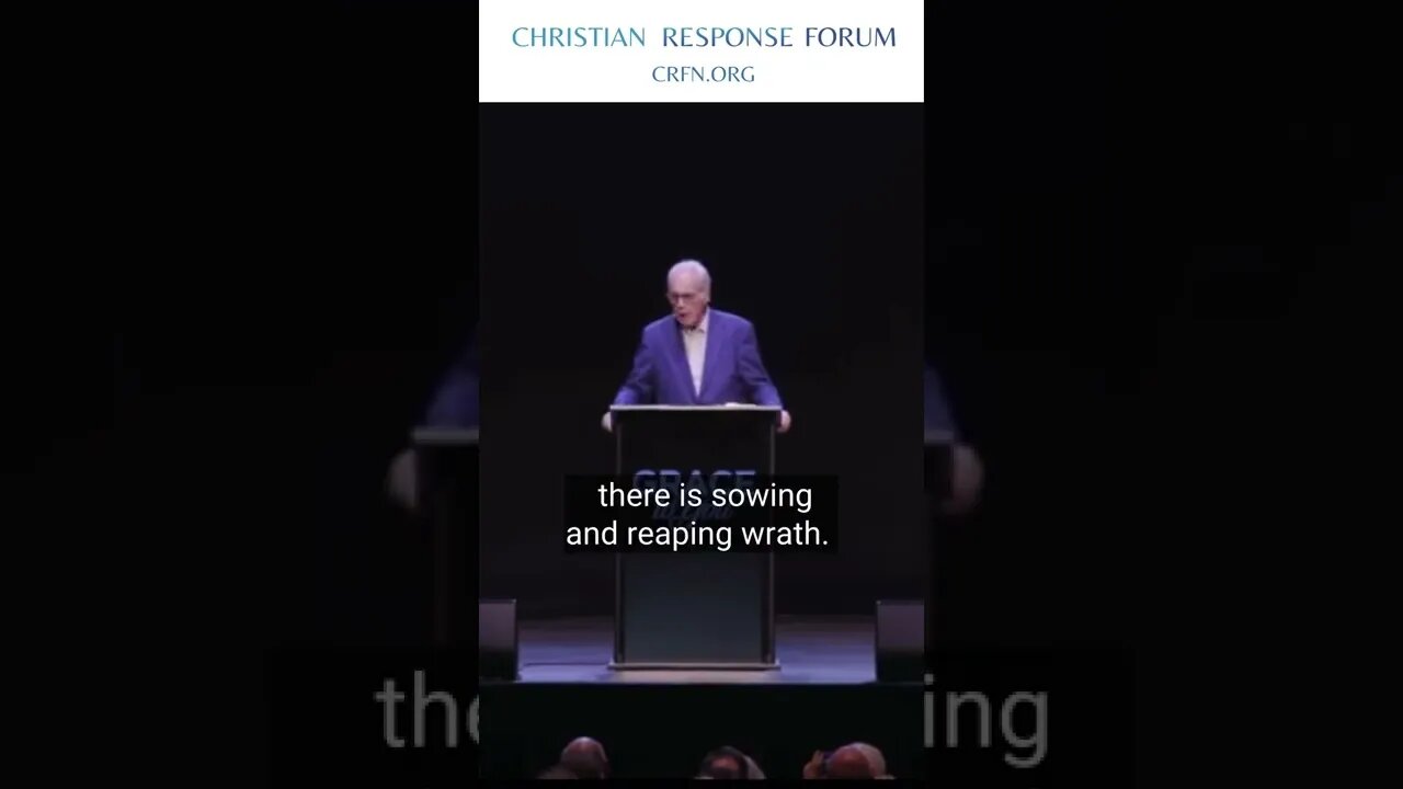 John MacArthur - God’s Wrath - Christian Response Forum - #shorts
