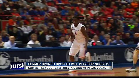Former Bronco Bropleh to play for Denver Nuggets