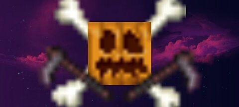 Halloween theme custom shattered syth using only basic textures with block bench