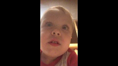 2 year old reciting the Declaration of Independence