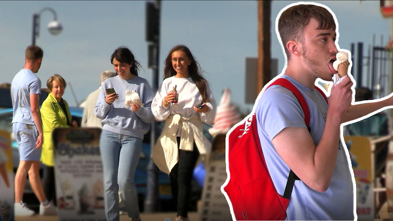 Dropping Ice Cream At The Beach Prank