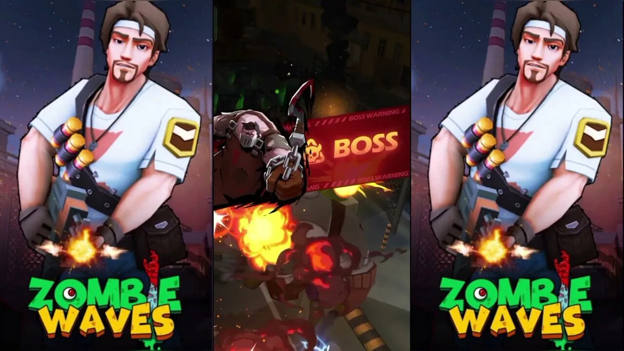 Zombie Waves Gameplay Challenge Stage 16: Abandoned City Hall (Medium)