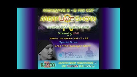 MBM LIVE SHOW - THE HOLINESS OF HYDROGEN