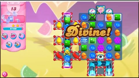 Candy Crush Level 4091 Talkthrough, 19 Moves 0 Boosters