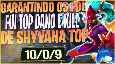 SHYVANA TOP GARANTINDO A CORRIDA PELO DIAMANTE NO FINAL DA SEASON LEAGUE OF LEGENDE 2020