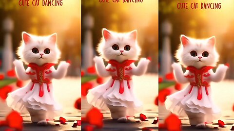 Cute cat girl Preity dance | cute cat dance