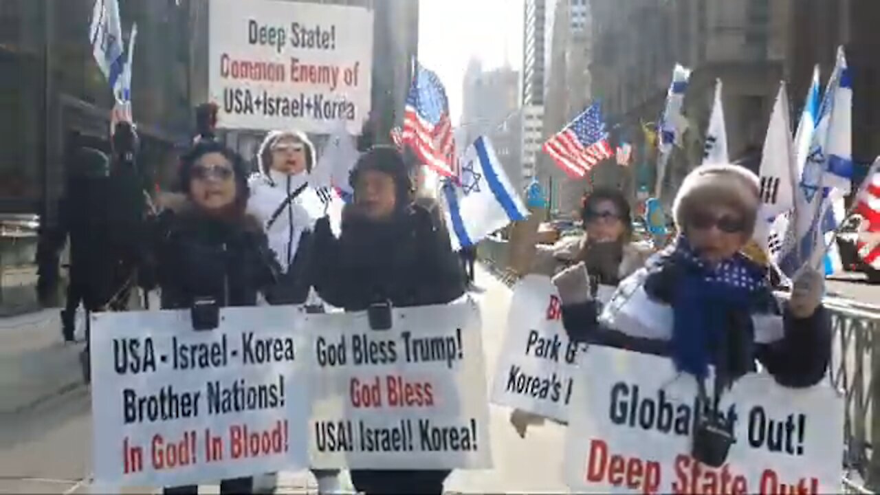★Trump 2020! Keep America+Israel+Korea Great! [TePyung] 200215 [NY Rally #63] Trump Tower 56St/5Ave