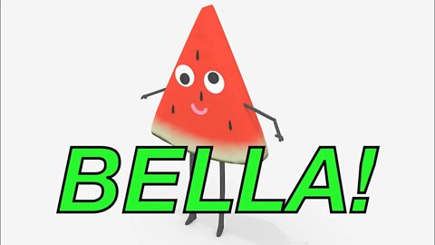 Happy Birthday BELLA! - WATERMELON Birthday Song