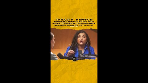 @tarajiphenson Never be afraid to share your story
