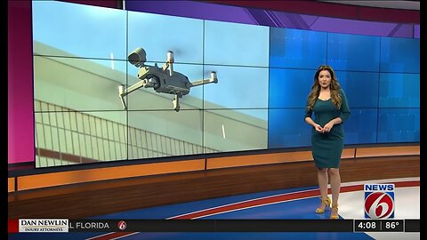 Daytona Beach police using drones with intercoms to enforce coronavirus closures - 7-23-20