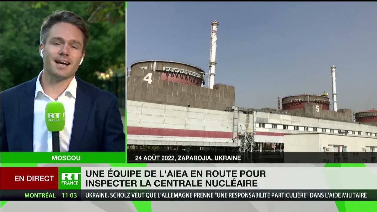 ##Ukraine. Zaporijia. : une équipe de l’AIEA en route pour inspecter la centrale nucléaire