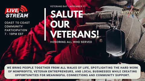 Community Coast To Coast LIVE | Veterans Day Edition