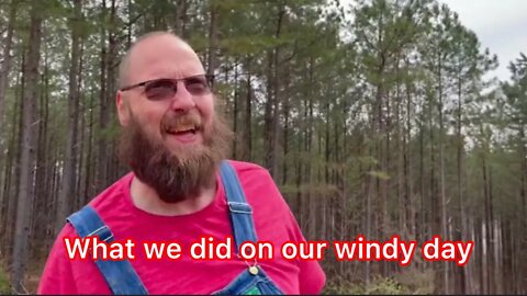 50 Mile an hour winds and we’re still working