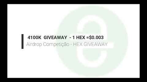 Finalizado - Airdrop Competição - Hex - 4100k - revisado 241120