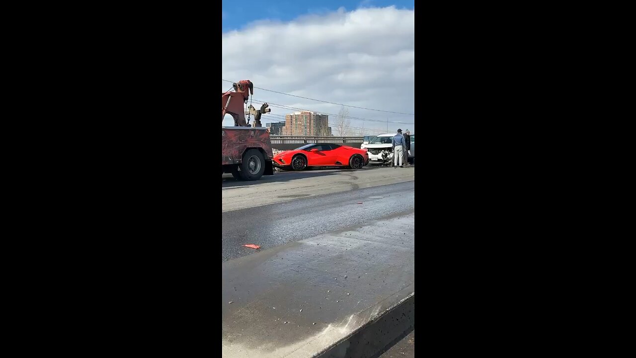 Lamborghini Accident In Toronto