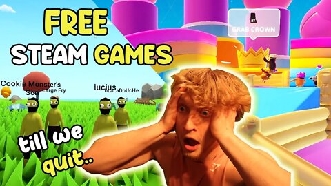 PLAYING FREE STEAM GAMES PT. 1 | TME