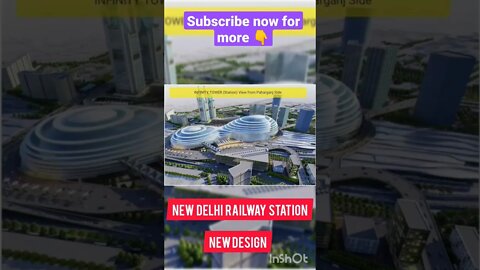 New Delhi Railway Station New Design #NDLS #NewDelhiRailwayStationnewdesign #indianrailway #newdelhi