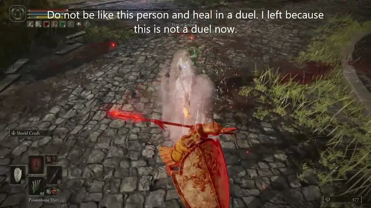 No Healing while you are in a Duel, Elden ring PVP