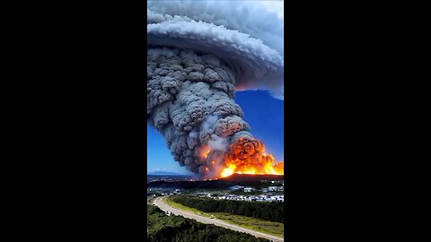 A volcano is a mountain that can sometimes erupt,