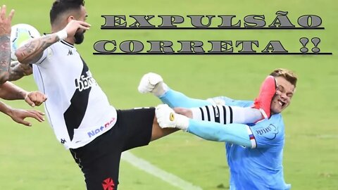 EXPULSÃO DE LEANDRO CASTAN E GOL ANULADO (VASCO 0x0 BAHIA)