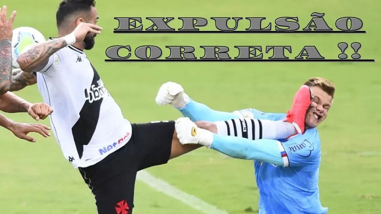 EXPULSÃO DE LEANDRO CASTAN E GOL ANULADO (VASCO 0x0 BAHIA)