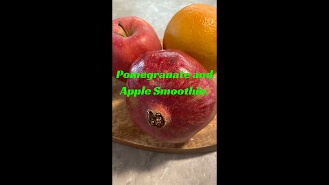 Pomegranate and apple Smoothie
