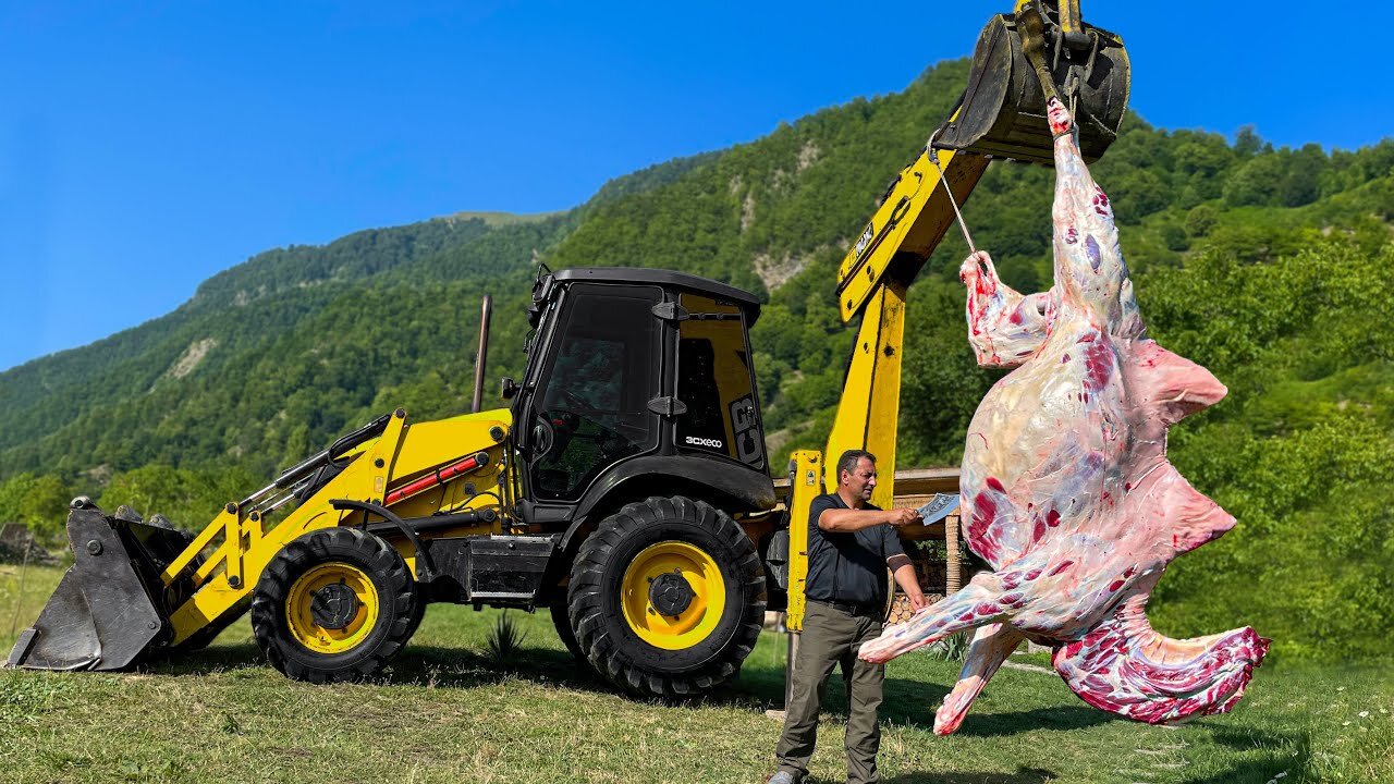 Grilled Camel ASMR Cooking