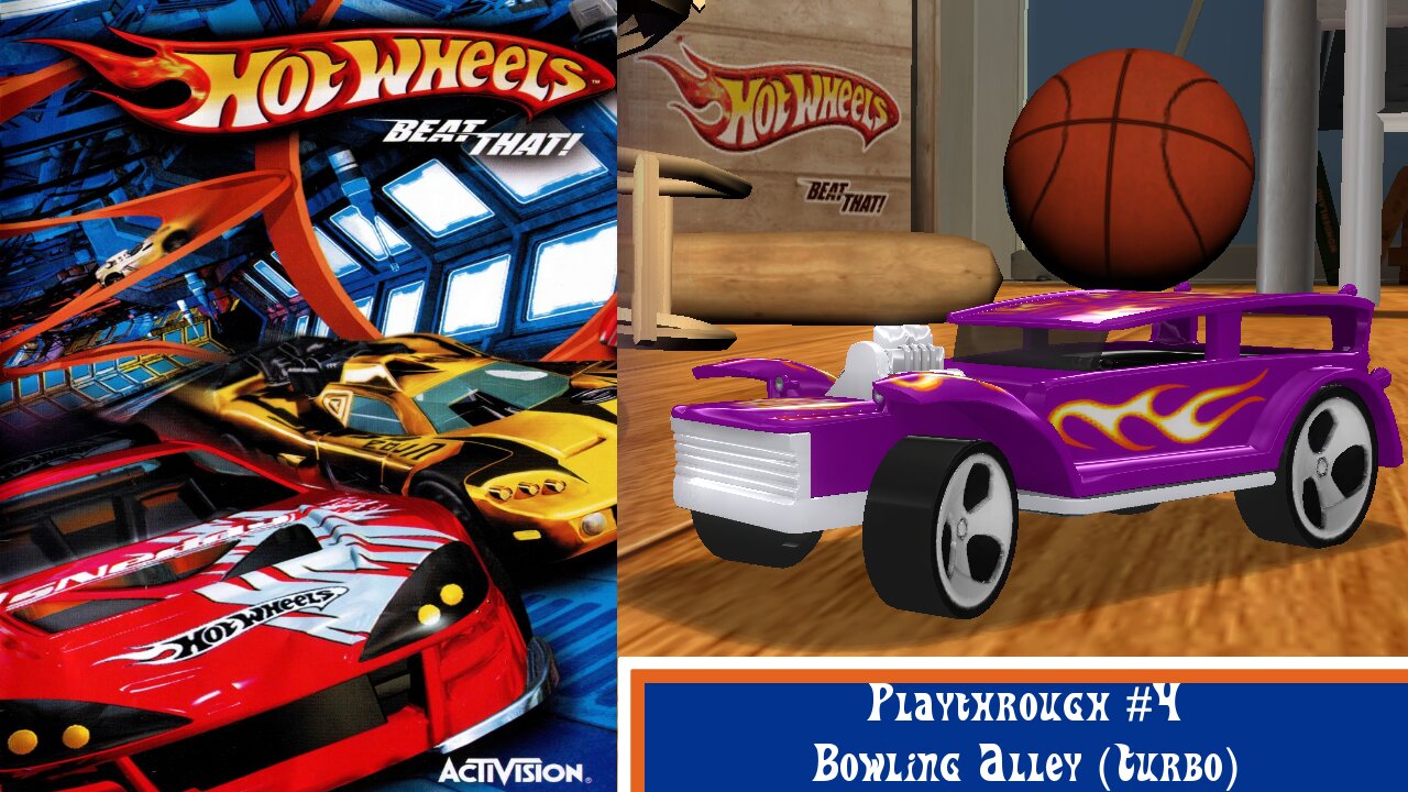 Hot Wheels: Beat That! Playthrough #4 - Bowling Alley (Turbo)