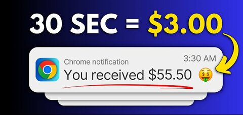 Watch Chrome Ads for 30 Sec & Earn $3.00