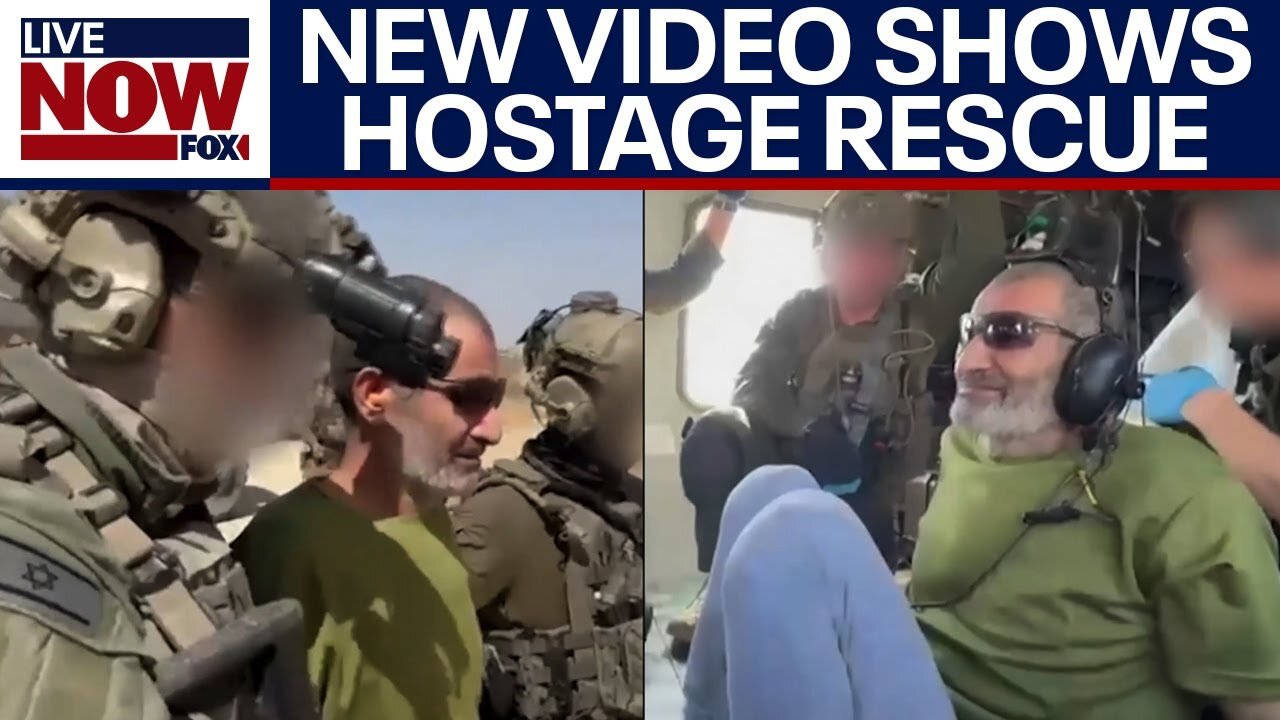 WATCH: Israel rescues hostage found in Gaza tunnel | LiveNOW from FOX