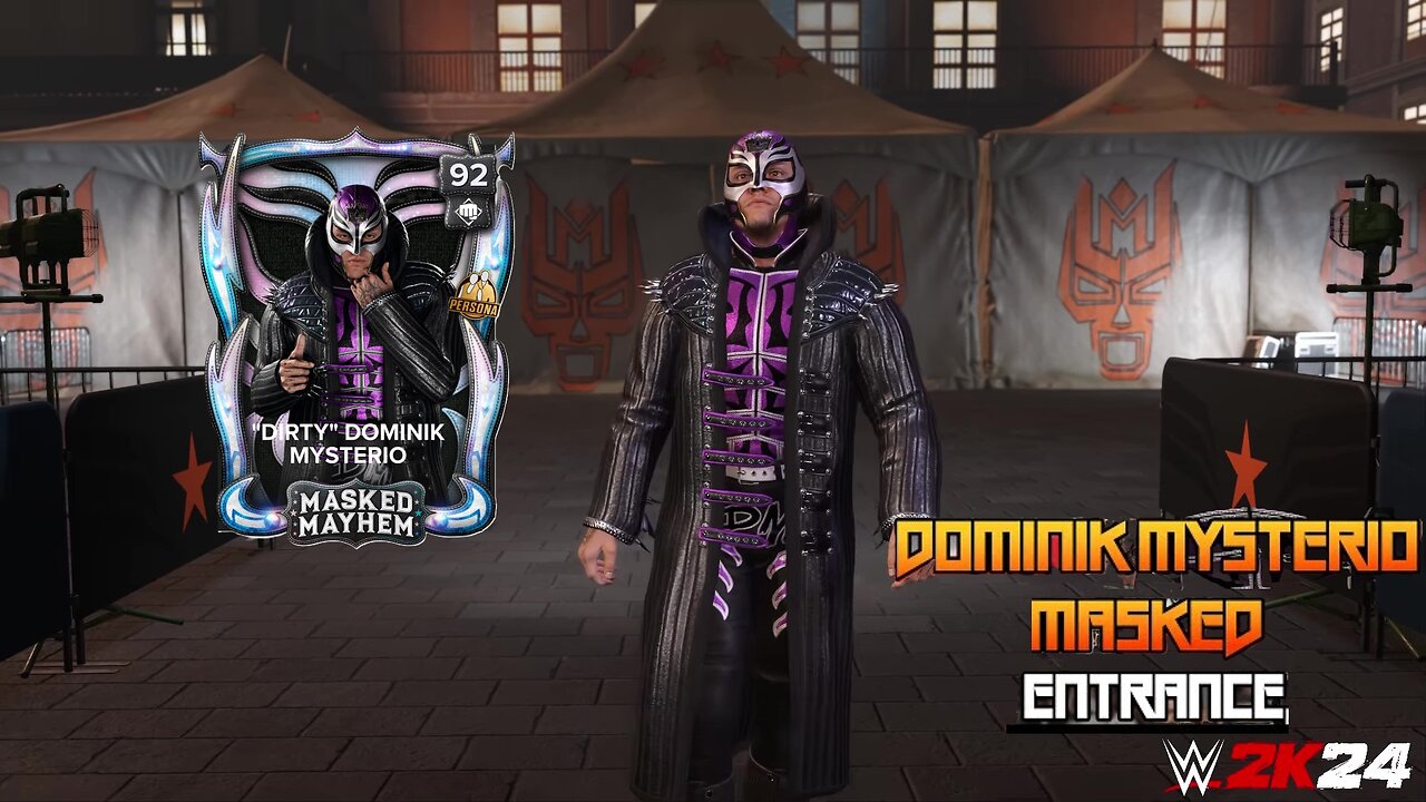 WWE 2k24 Dominik Mysterio Masked Entrance