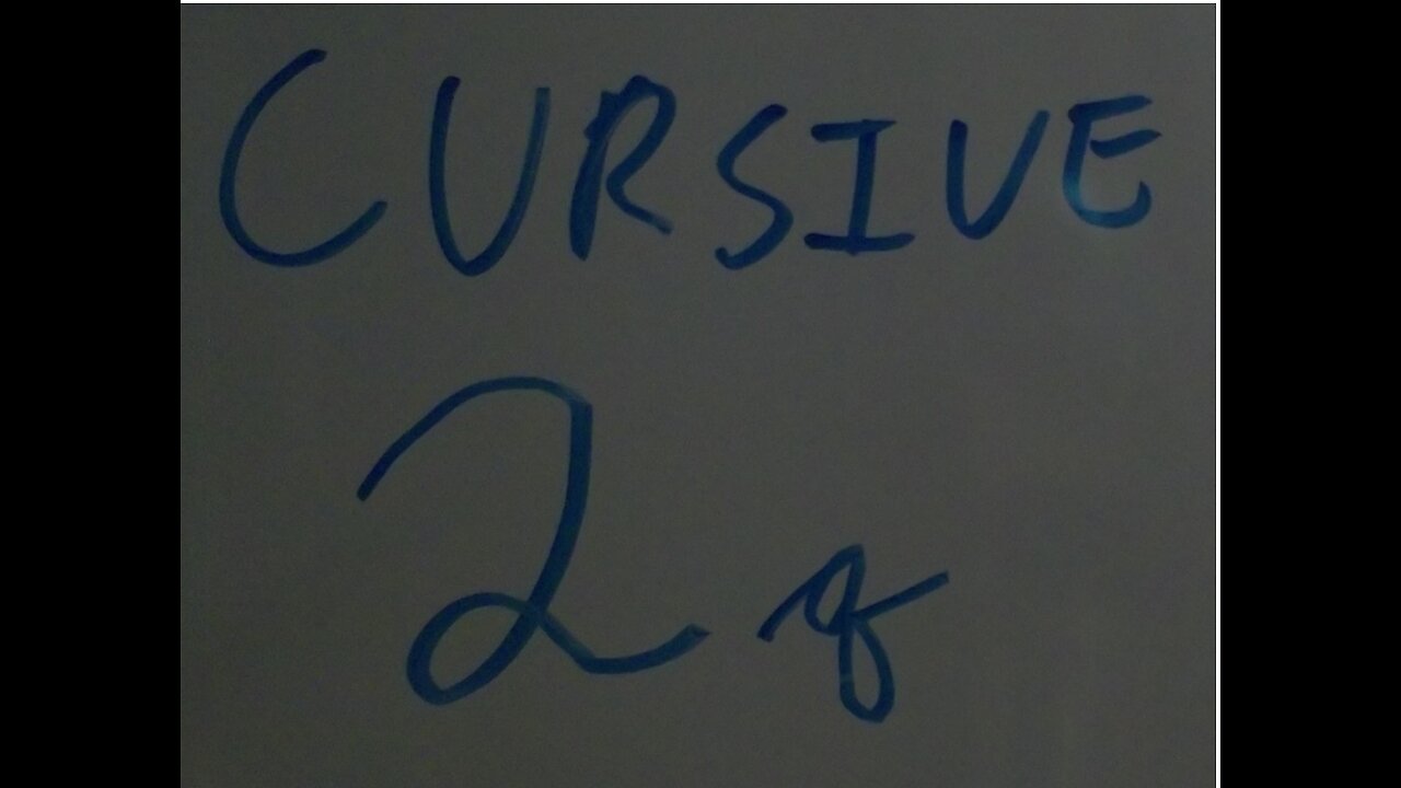 How Do You Write The Cursive Letter Q?