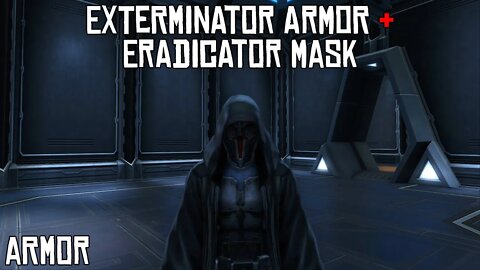 SWTOR Exterminator Armor + Eradicator Mask. Cartel Market Gear