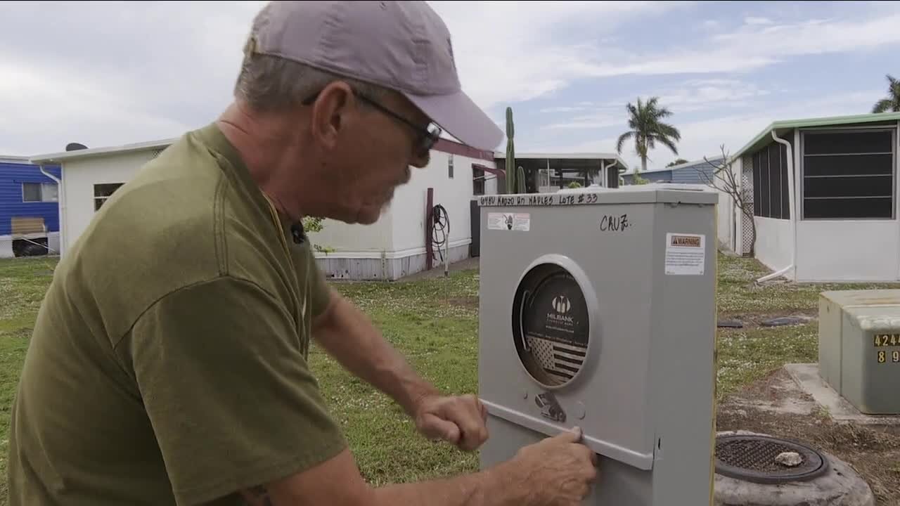 Trailers still without power after Hurricane Ian