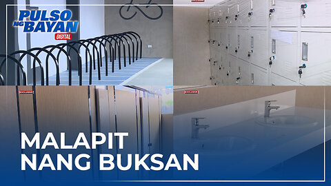 Parking facility ng mga bisikleta na may kasamang shower rooms sa Marikina, magagamit na sa Hunyo