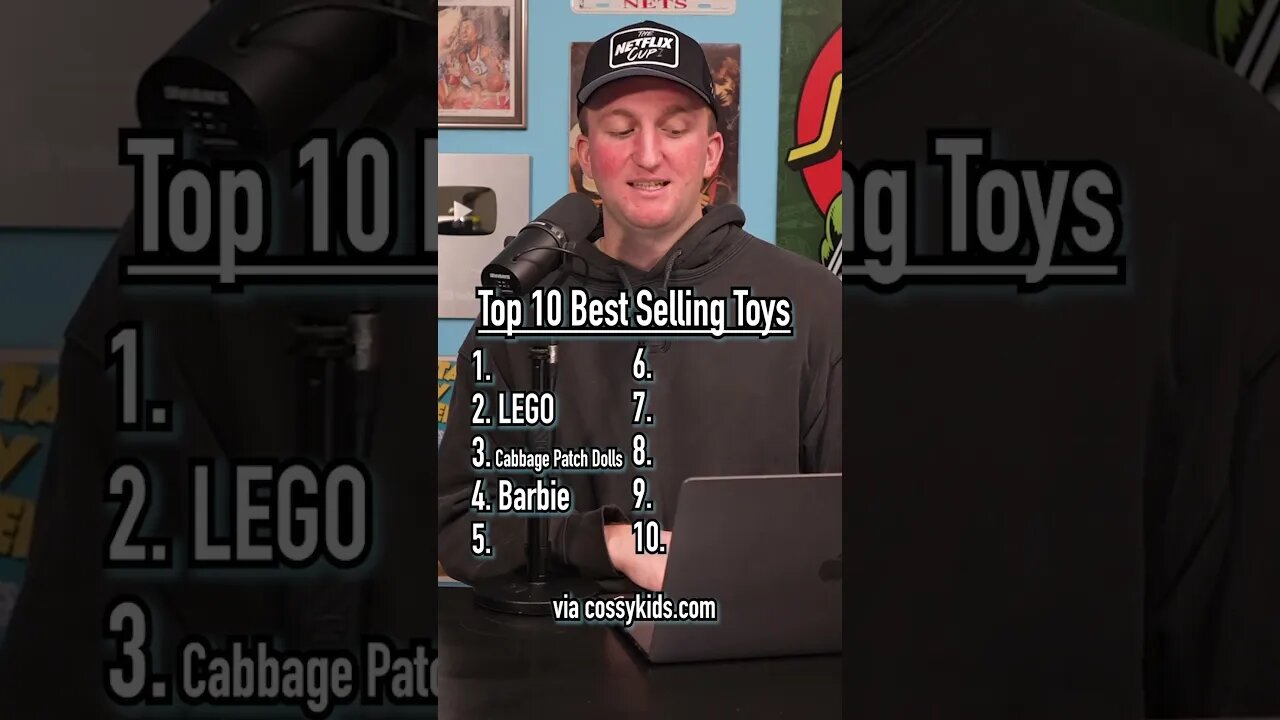 GUESSING The TOP 10 Best Selling TOYS Of ALL TIME!