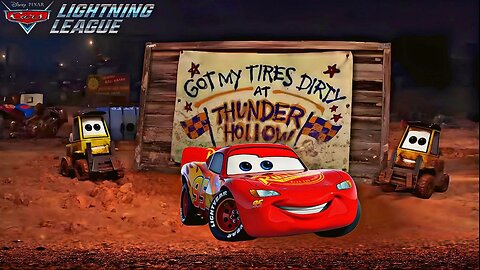 Jugando Cars la Liga del Rayo en Thunder Hollow - Gameplay Español