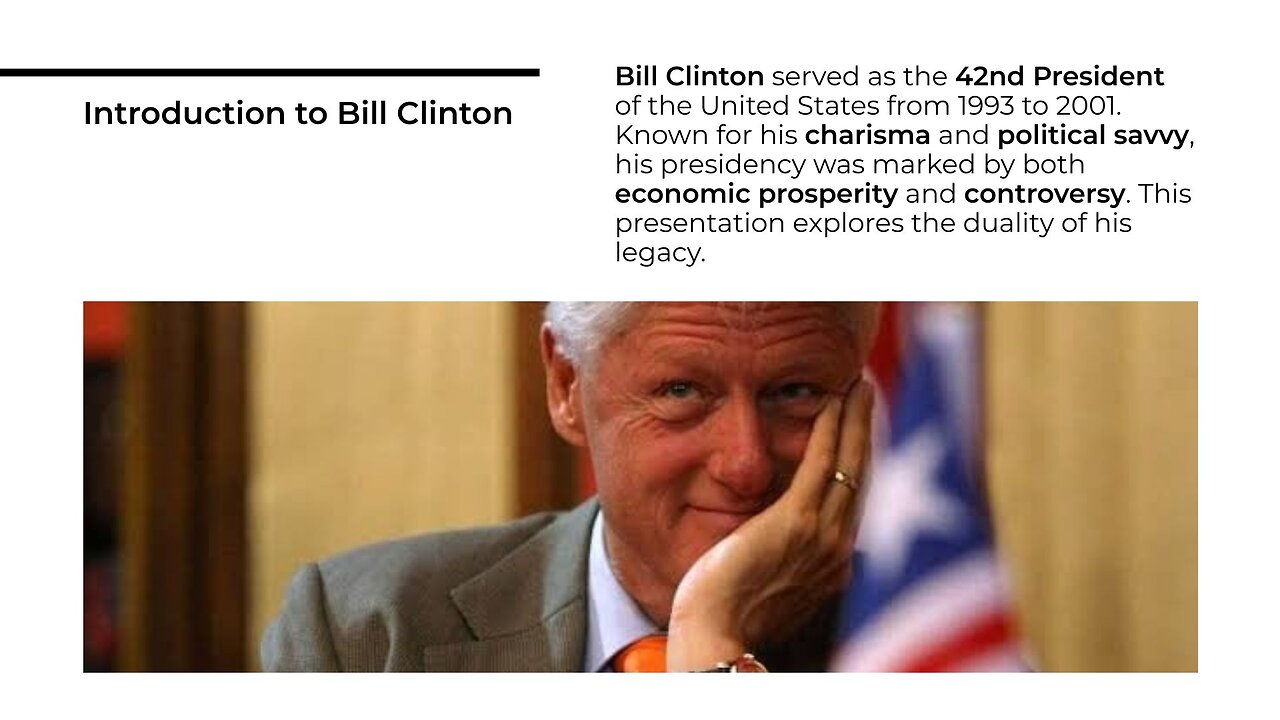 Bill Clinton: The Charm and Controversy of America's 42nd President