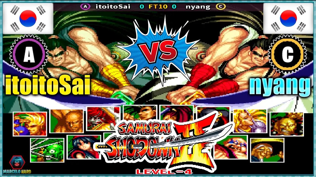 Samurai Shodown II (itoitoSai Vs. nyang) [South Korea Vs. South Korea]