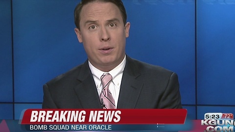 Suspicious item reported near Oracle and Wetmore