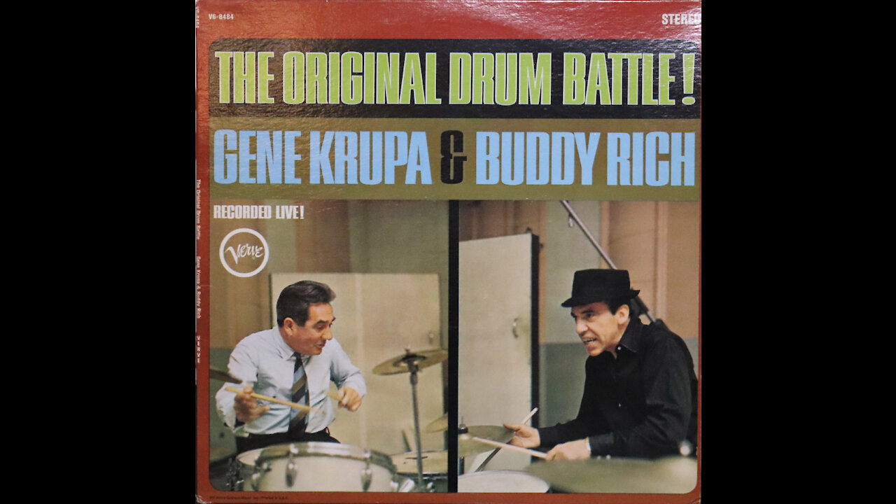 Gene Krupa & Buddy Rich-Original Drum Battle (1960) [Complete LP]