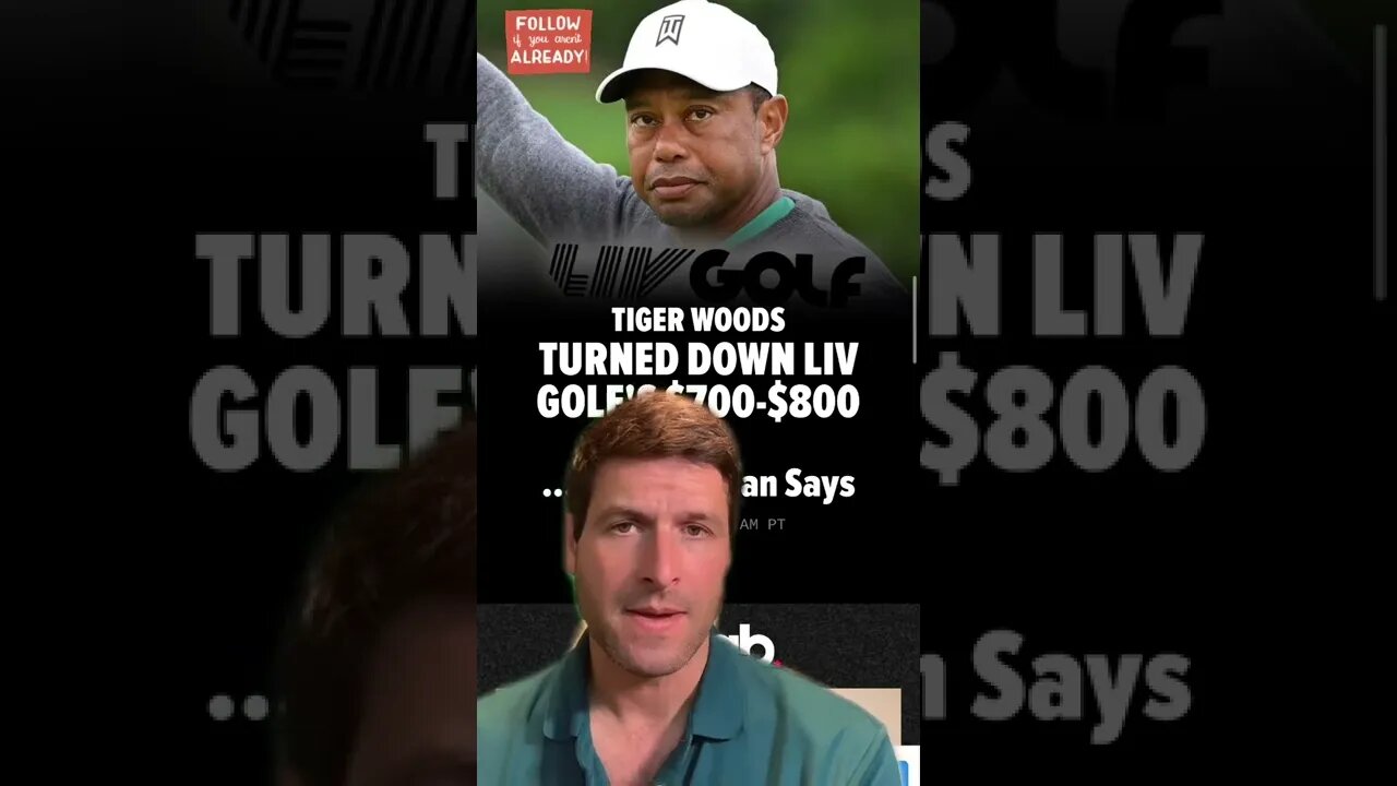 Tiger Woods Just Said NO to $800,000,000 😳