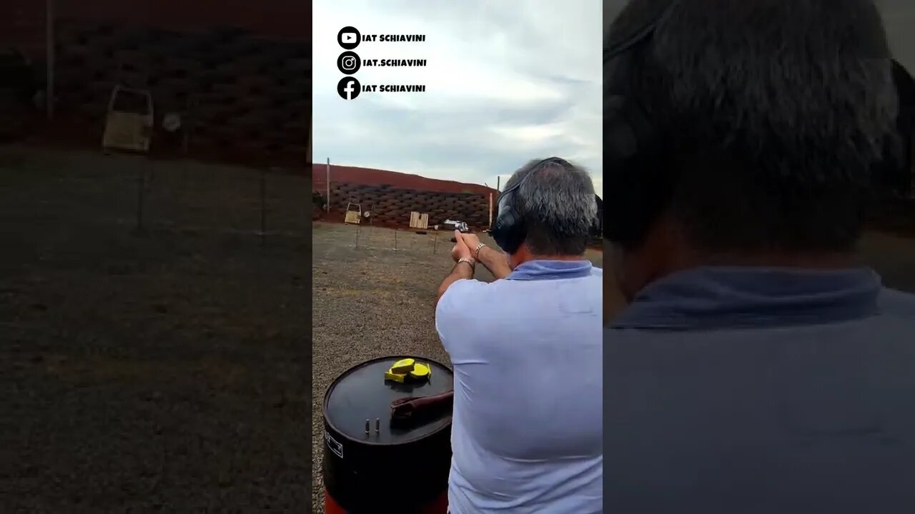 O véio atirando com Revólver RT 454 CASULL