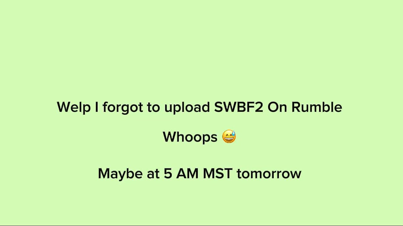 Just an Update