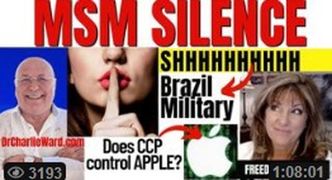 MSM Silent on Brazil Protest-Military, CCP Control Apple Biblical 12-1-22