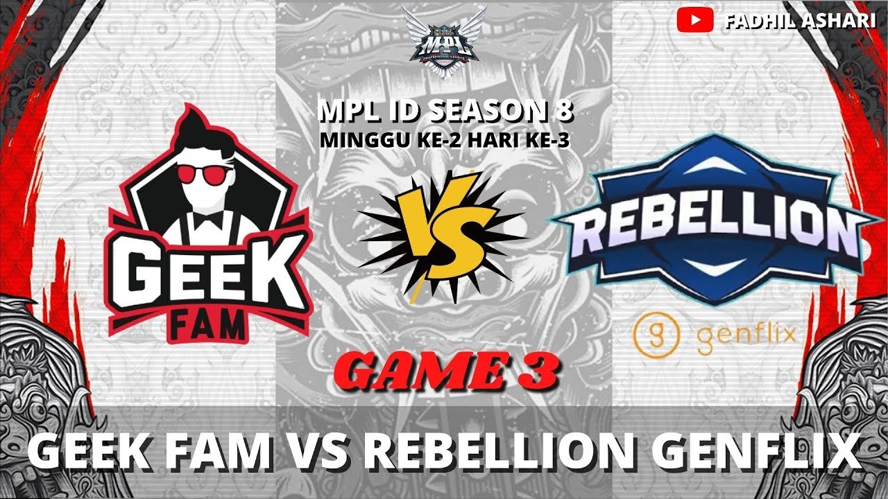 GEEK FAM vs REBELLION ZION | Group Stage WEEK 4 DAY 3 | GAME 2