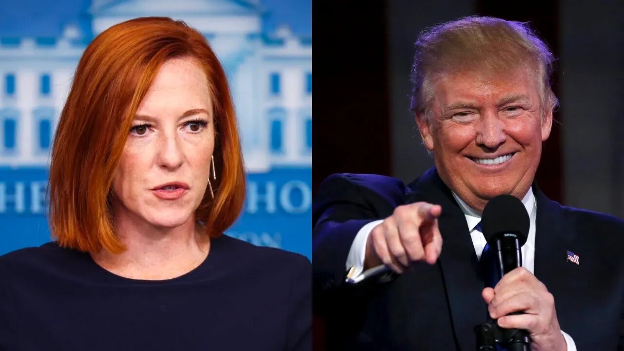 "We Have A Corrupt Press" Trump SLAMS Jen Psaki & The Media During Rally