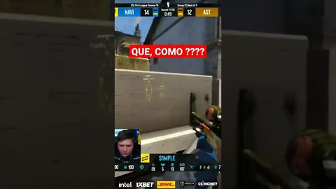 S1MPLE faz jogada surreal de AWP que Gaulês até assusta