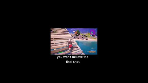 Fortnite Video Game Play you won"t believe that shot