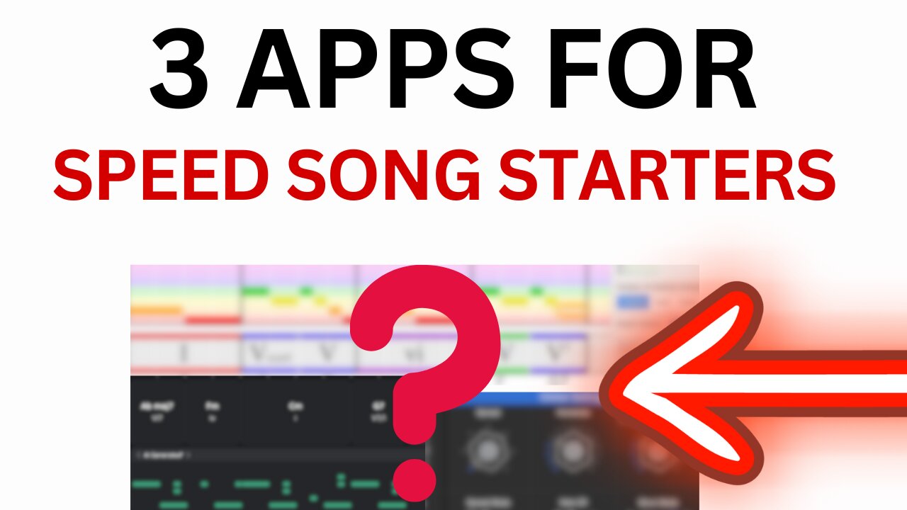 3 Speed Songwriting Apps - Instance Chord Packs Melody Writing AI Tools & More MAC PC iOS iPad